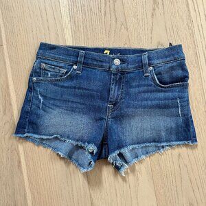 7ForAllMankind Cutoff Denim Shorts, SIze 26